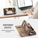 CaseMe 2-i-1 Lommebok deksel iPhone 16 brun thumbnail