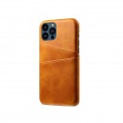 Tech-Flex TPU Deksel med PU-lær plass til kort iPhone 13 Pro cognac thumbnail