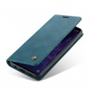 CaseMe flip Retro deksel for Samsung Galaxy S9 blå thumbnail