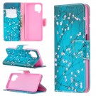 Lommebok deksel for Samsung Galaxy A12 - Rosa blomster thumbnail