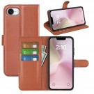 Lommebok deksel for iPhone 16e brun thumbnail
