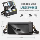 Caseme Crossbody telefonveske - Svart thumbnail