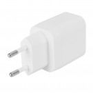 Deltaco Vegglader USB-C PD hurtiglader 20W - Hvit thumbnail