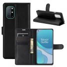 Lommebok deksel for OnePlus 8T svart thumbnail