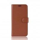 Lommebok deksel for Samsung Galaxy S10 brun thumbnail