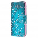 Lommebok deksel for Samsung Galaxy Note 9 - Rosa blomster thumbnail