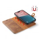 DG.Ming 2-i-1 Lommebok-deksel I Lær iPhone 17 brun thumbnail