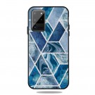 Fashion TPU Deksel for Samsung Galaxy Note 20 - Blå Marmor thumbnail