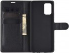 Lommebok deksel for Samsung Galaxy A02s svart thumbnail