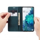 CaseMe flip Retro deksel for Samsung Galaxy S20 FE blå thumbnail