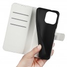 Lommebok deksel for iPhone 14 Pro Max hvit thumbnail