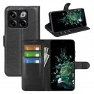 Lommebok deksel for OnePlus 10T 5G svart thumbnail