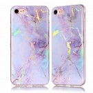 Fashion TPU Deksel for iPhone 7/8/SE (2020/2022) - Rainbow Lightning Marmor thumbnail
