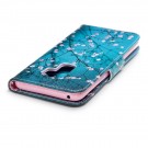 Lommebok deksel til Galaxy S9 plus - Rosa blomster thumbnail