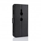 Lommebok deksel for Sony Xperia XZ3 svart thumbnail