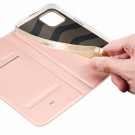 Dux Ducis Skin Pro Series Flip deksel iPhone 15 Plus Roségull thumbnail