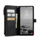 CaseMe retro multifunksjonell Lommebok deksel Samsung Galaxy A35 5G svart thumbnail