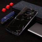 Fashion TPU Deksel for Motorola Moto E5/Moto G6 Play  - Marmor svart thumbnail