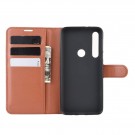 Lommebok deksel for Motorola Moto G8 Plus brun thumbnail