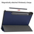 Deksel Tri-Fold Smart til Galaxy Tab S7/S8 Mørk blå thumbnail