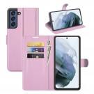 Lommebok deksel for Samsung Galaxy S21 FE 5G rosa thumbnail