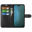 Lommebok deksel for iPhone 14 Pro svart thumbnail