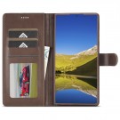 LC.IMEEKE Lommebok deksel for Samsung Galaxy S22 Ultra 5G brun thumbnail