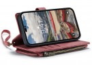 CaseMe retro multifunksjonell Lommebok deksel iPhone 14 Pro rød thumbnail