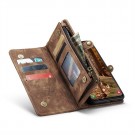 CaseMe 2-i-1 Lommebok deksel Samsung Galaxy S25 5G brun thumbnail