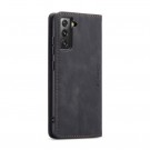 CaseMe flip Retro deksel for Samsung Galaxy S22 5G svart thumbnail