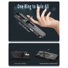 Tech-Flex TPU Deksel med Ring Grep og MagSafe iPhone 16 svart thumbnail