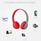 Bluetooth Hodetelefoner med Bluetooth 5.0 - rød thumbnail