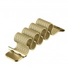 Klokkereim stål for Apple Watch Serie 1/2/3/4/5/6/SE/7/8/9/ultra 42/44/45/49 Gull thumbnail