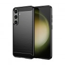 Tech-Flex TPU Deksel Carbon for Samsung Galaxy S24+ plus 5G svart thumbnail