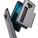 Lux Hybrid TPU + PC Deksel plass til kort Galaxy Note 9 svart thumbnail