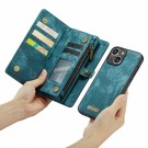 CaseMe 2-i-1 Lommebok deksel iPhone 14/13 blå thumbnail