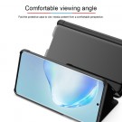 Lux Mirror View Flip deksel for Samsung Galaxy S20+ plus 5G svart thumbnail