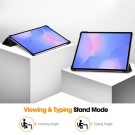 Deksel Tri-Fold Smart til Samsung Galaxy Tab S10 FE+ plus svart thumbnail