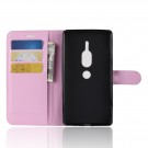 Lommebok deksel for Sony Xperia XZ2 Premium rosa thumbnail