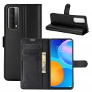 Lommebok deksel for Huawei P Smart (2021) svart thumbnail