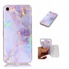 Fashion TPU Deksel for iPhone 7/8/SE (2020/2022) - Rainbow Lightning Marmor thumbnail