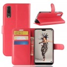 Lommebok deksel for Huawei P20 rød thumbnail