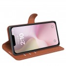 Lommebok deksel for iPhone 16e brun thumbnail