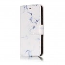 Lommebok deksel for iPhone 5S/5/SE (2016) hvit marmor thumbnail