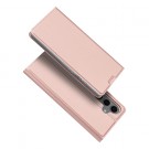 Dux Ducis Skin Pro Series Flip deksel Samsung Galaxy S24 FE 5G Roségull thumbnail
