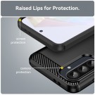 Tech-Flex TPU Deksel Carbon for Samsung Galaxy A36 5G svart thumbnail