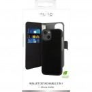 Puro 2-i-1 Magnetisk Lommebok-deksel iPhone 13 Mini svart thumbnail