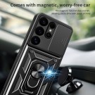 Tech-Protect TPU + PC Deksel med Ring Grep Samsung Galaxy S25 Ultra 5G svart thumbnail