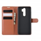Lommebok deksel til Xiaomi Redmi Note 8 Pro brun thumbnail