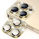 Enkay Hat-Prince glitter Kamerabeskyttelse Aluminium+Herdet Glass iPhone 15 Pro Max / 15 Pro Gull thumbnail
